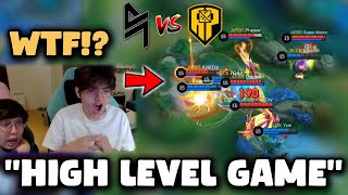 VEEWISE REACTION TO THIS INTENSE GAME OF BLCK VS APBREN😱😮 [upl. by Naejamron]