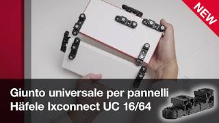 Giunto universale per pannelli Häfele Ixconnect UC 1664 [upl. by Johen873]