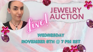 REPLAY LIVE Jewelry Auction Wednesday 116 at 7pm EST [upl. by Ellives879]