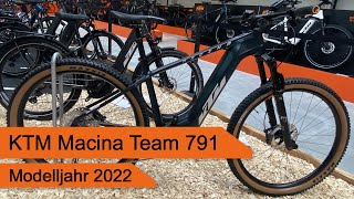 KTM Macina Team 791  Modelljahr 2022 [upl. by Nahc]