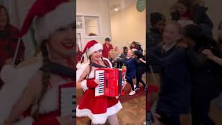 Accordionist Amazes Everyone at School Christmas Show accordion elenastenkina christmas show [upl. by Issac]