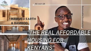 The Real Affordable Housing in Kenya Unveiling the Power of Rammed Earth and Bamboo Construction [upl. by Ydiarf]