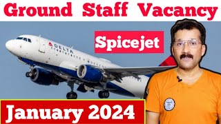 Spicejet walkin Interview  Ground Staff Jobs  Airlines Airport vacancy  flyairIndia [upl. by Lorita]