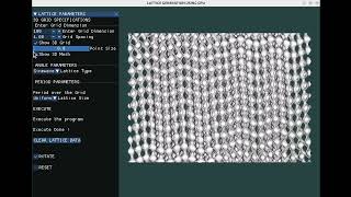 Lattice Structure  Adding Sinewave of two different planes [upl. by Ayekal]