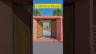 Cafeteria Plan with Multipurpose Hall amp Box Cricket cafe multipurpose boxcricket architecture [upl. by Edia]