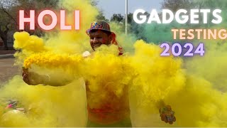 New Holi Gadgets Testing 2024  होली के जबरदस्त Gadgets 🔥 CRAZY Prayogshala [upl. by Ahsilahs]