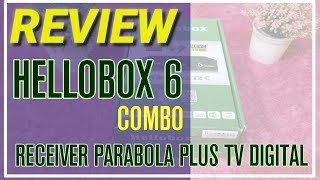 Review Hellobox 6 Combo  Receiver Plus DVB T 2 Digital Televisi [upl. by Siddra923]