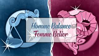 Homme Balance ♎ Femme Bélier ♈  Compatibilité Amoureuse [upl. by Anet919]