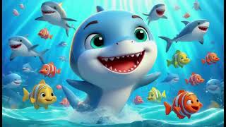 13 Baby Sharks Water Song 2  Splashing Fun Under the Sea for Kids [upl. by Gavrilla]