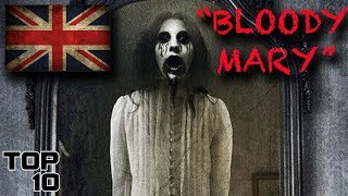 Top 10 Scary Bloody Mary Urban Legends [upl. by Omarr]