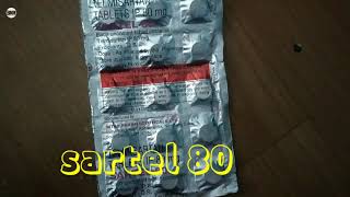 Sartel 80 mg tablet uses in hindi hypertension high blood pressure heart stroke sartel 80 mg tablet [upl. by Alasdair]