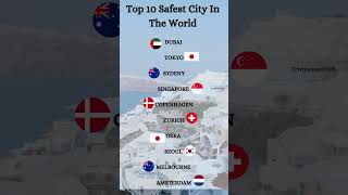 Top 10 Safest City In The World safestcity safestcountry safestcountries [upl. by Martina]