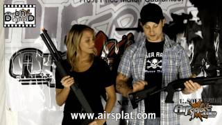 AirSplat OD  DE M56 TriShot Airsoft Shotgun Video Review Ep 17 [upl. by Aihpledalihp]