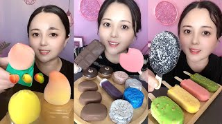 Eating ice cream all is Its really delicious very show asmr [upl. by Ayhtak]