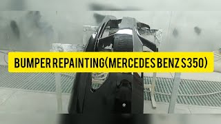 Bumper RepaintingMECEDES BENZ S350 [upl. by Narmis629]