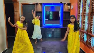 Akasha Bhoomi song dance by Yoshita n her cousins Savni n Nivedita [upl. by Ahserb]