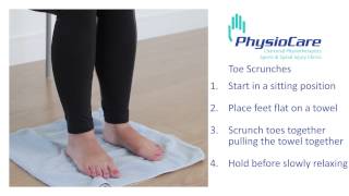 PhysioCare  Toe Scrunches [upl. by Trinity]