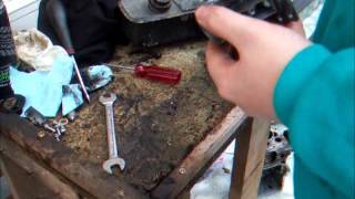 1973 Briggs and Stratton 3hp  Clean up and rebuild  Part 5  Carb clean [upl. by Ylro]