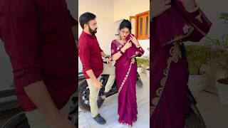 🤣🤣 Saree with stitched blouse link bharatjogsan9719 [upl. by Lorrie821]