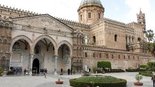 Sicily Italy A Walk Outside and Inside The Cathedral of Palermo [upl. by Danczyk]