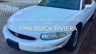 How to replace transmission cooler lines in 9598 Buick Riviera Quick tutorial with part numbers [upl. by Leoj567]