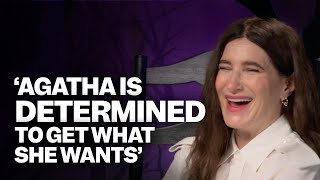 Agatha All Alongs KATHRYN HAHN on famous witches her iconic characters and acting with Joe Locke [upl. by Hourigan]