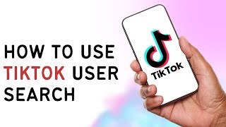 How To Use TikTok User Search  Tiktok User Id Search [upl. by Nylirak]