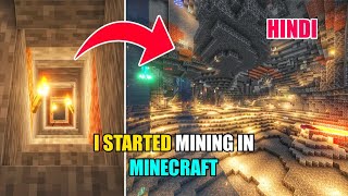 I Started Mining In Minecraft And It Went Like This Minecraft Survival Hindi [upl. by Crystie]