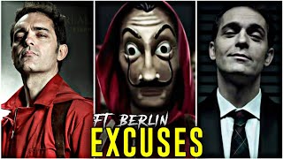 Excuses ft Berlin😈  Berlin Money Heist  Berlin Attitude😎 WhatsApp Status🔥 [upl. by Klecka]