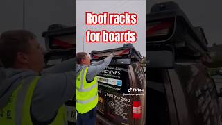 Roof rack for boardcarrying🏋️Roof box systemsroofarackcouk [upl. by Wappes]