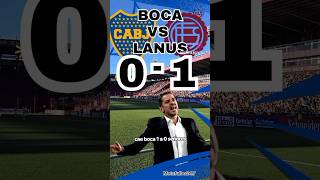 BOCALANUS cae Boca ante Lanús 1 a 0 con un gol de Salvio en los 34del ST boca lanus viral [upl. by Erelia346]