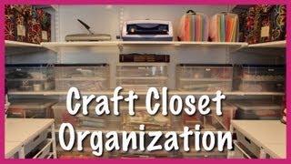 Craft Closet Organization [upl. by Halette122]