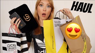 HAUL SOLDES ÉTÉ 2019 GUCCI SEPHORA LACOSTE [upl. by Aslam]