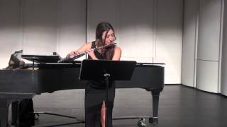 Gieseking Flute Sonatine mvt 2 Jennifer Jo [upl. by Nythsa]