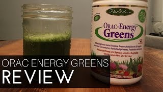 ORAC Energy Greens Review [upl. by Nesnah]