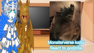 Monsterverse kajiu react to godzilla [upl. by Leboff342]