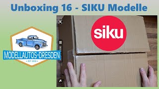 Modellauto Unboxing Video No16 SIKU Modelle von Robert [upl. by Nodnyl]