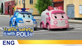 Trafficsafety with Poli  16Dont turn back when you cross the road [upl. by Larry885]