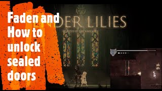 Ender Lilies Faden and How to unlock sealed doors [upl. by Akcirre]