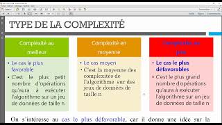 Algorithmique avancée et complexité [upl. by Otsuaf]