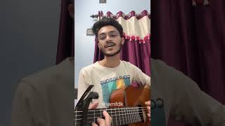 Tomake Chai Acoustic Cover  Fardeen Khan  Fagun Haway  Shorts TomakeChai FardeenKhanMusic [upl. by Atnauqahs]