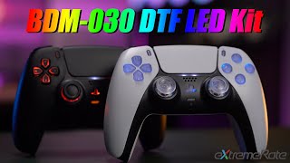 PS5 Controller BDM030 DTF LED Kit Installation Guide  eXtremeRate [upl. by Matelda]