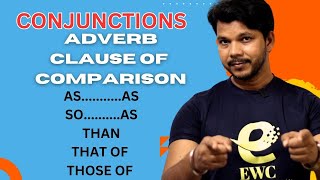 ADVERB CLAUSE OF COMPARISON  IN DETAIL [upl. by Yodlem]