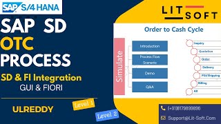 SAP SD OTC Cycle  SD OTC Process  SD FI Integration [upl. by Yetnruoc851]