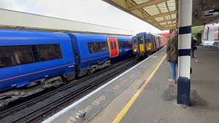 South Western Railway Journey Richmond  New Malden [upl. by Sinnek615]