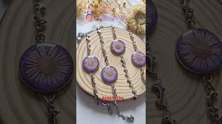 Purple resin bracelet 💜resincrafts resincreation handmade jewellery resinlovers viralvideo 5k [upl. by Mahgirb]