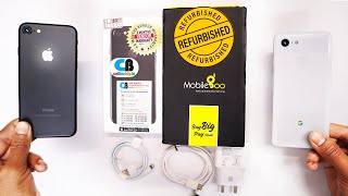 Cellbuddy VS Mobilegoo Dont Buy Refurbished Iphone [upl. by Ahselrak]