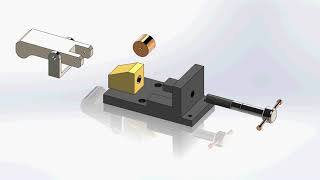 Clamp in SolidWorks [upl. by Clari]