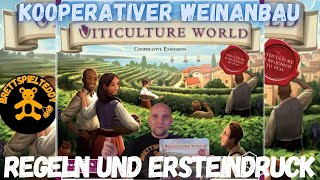 Viticulture World  Spiel  Brettspiel Teddy  Regeln und Ersteindruck  Board Games [upl. by Roswald309]