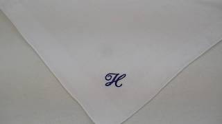 How To Embroider Handkerchief [upl. by Englis832]